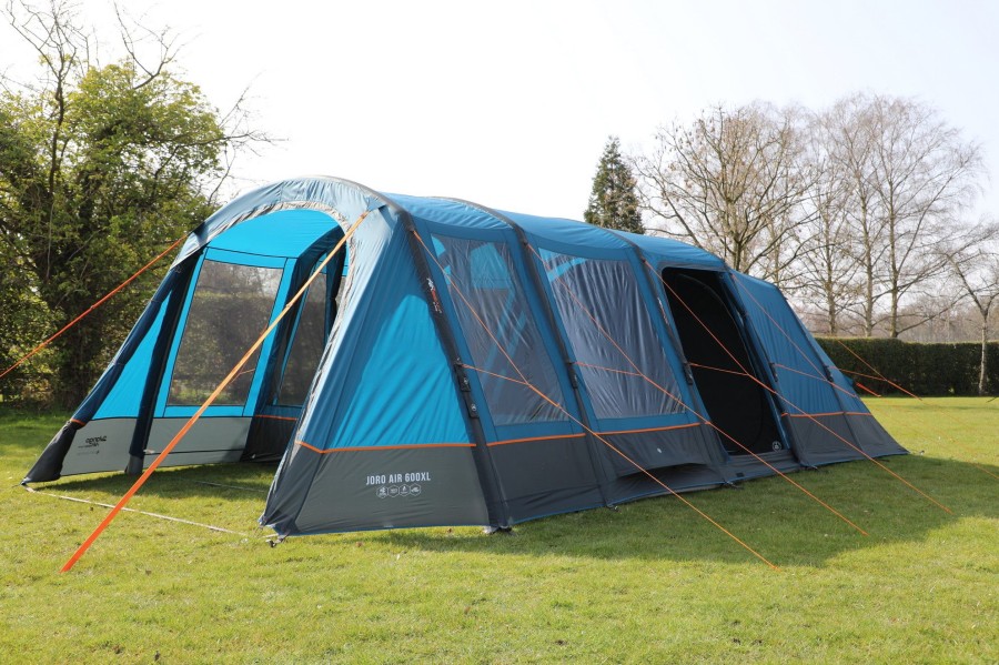 Camping Vango Inflatable Tents | Vango Joro Air 600Xl Sentinel Eco Dura Tent Package Blue