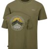 Clothing Rab T Shirts & Base Layers | Rab Mens Basecamp 3 Peak Tee - Light Khaki Green