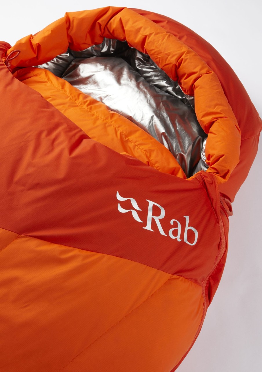 Camping Rab Backpacking & Lightweight Sleeping Bags | Rab Womens Andes Infinium 800 Sleeping Bag - Atomic Orange