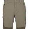 Clothing Rab Shorts | Rab Mens Torque Mountain Shorts - Light Khaki-Army Green