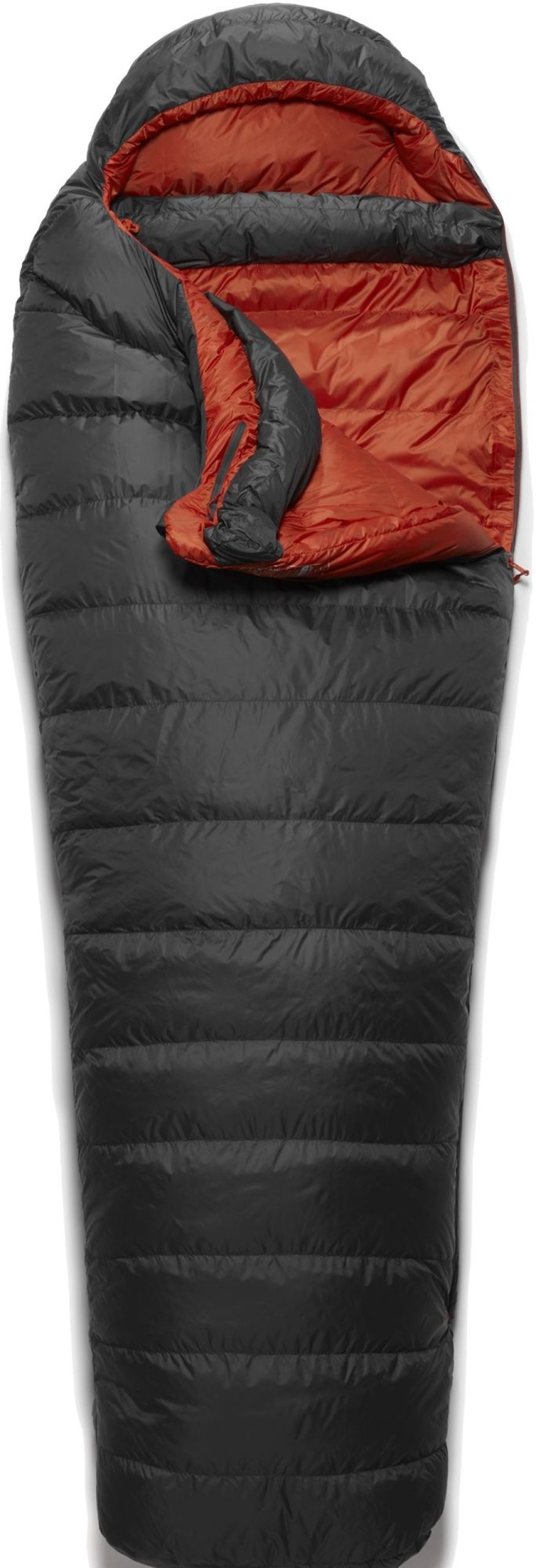 Camping Rab Backpacking & Lightweight Sleeping Bags | Rab Ascent 500 Sleeping Bag - Long Length - Graphene Grey