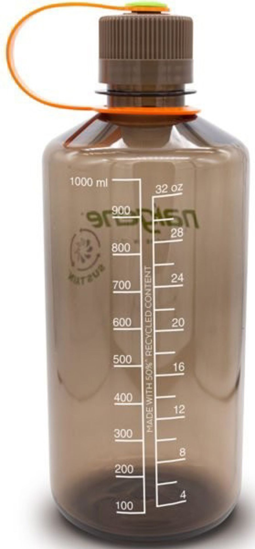 Equipment Nalgene Water Bottles | Nalgene Sustain Narrow Mouth Water Bottle - 1L - Woodsman Brown