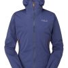 Clothing Rab Softshell Jackets | Rab Womens Kinetic 2.0 Jacket - Patriot Blue