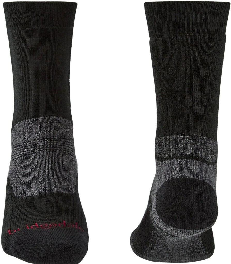 Clothing Bridgedale Socks | Bridgedale Mens Hike Midweight Merino Socks Black