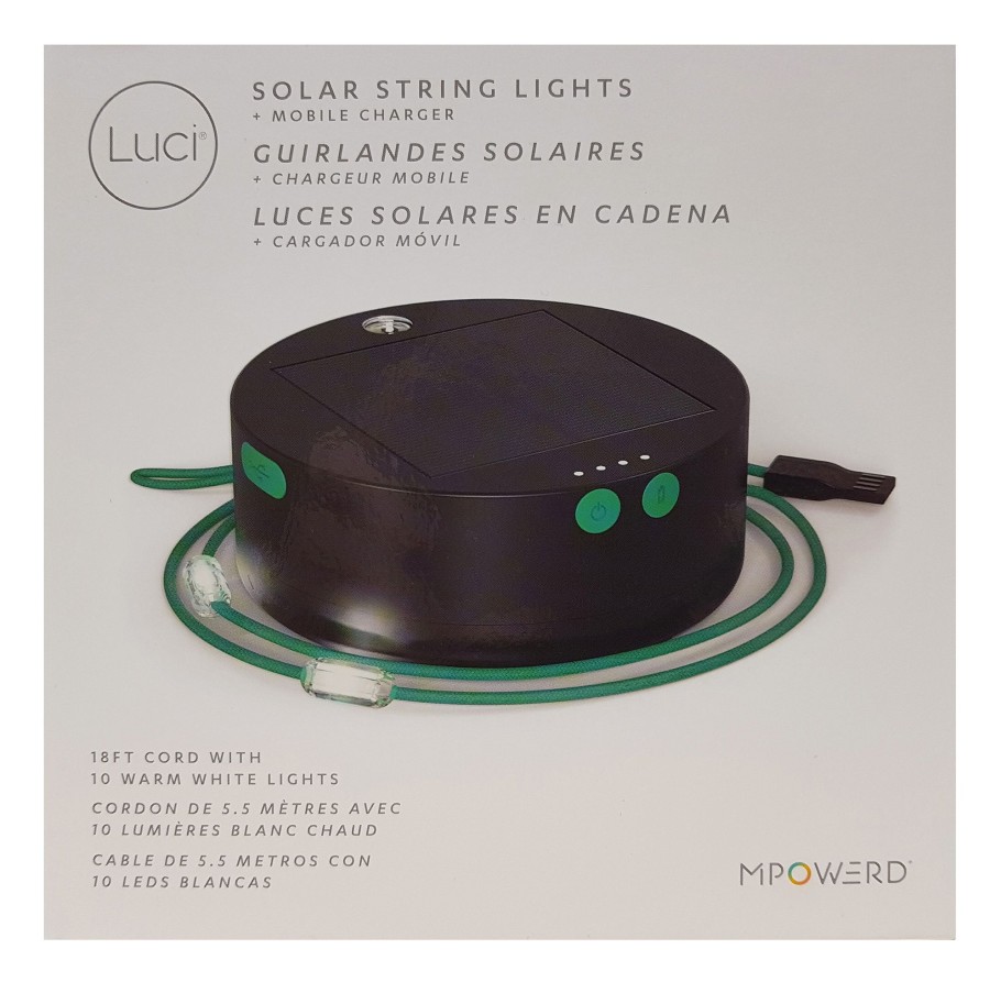 Equipment MPOWERD Lanterns | Luci Solar String Lights Black