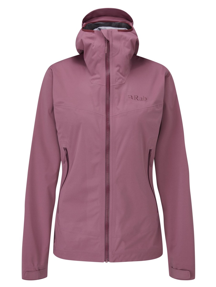 Clothing Rab Softshell Jackets | Rab Womens Kinetic 2.0 Jacket - Heather Purple