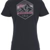 Clothing Rab T Shirts & Base Layers | Rab Womens Stance Mountain Peak Tee - Beluga Grey