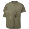 Clothing Rab T Shirts & Base Layers | Rab Mens Stance Axe Tee - Light Khaki Green