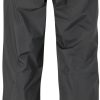 Clothing Rab Waterproof Trousers | Rab Mens Downpour Plus 2.0 Pants - Long Leg Black