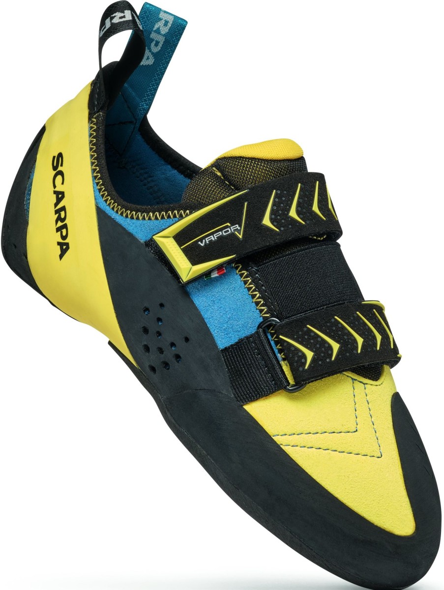 Equipment Scarpa Climbing Shoes | Scarpa Vapour V Climbing Shoes - Ocean Yellow