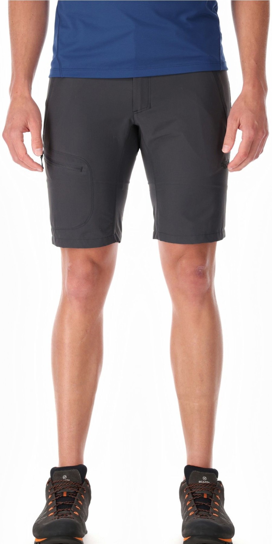 Clothing Rab Shorts | Rab Mens Incline Light Shorts - Anthracite Grey