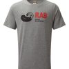 Clothing Rab T Shirts & Base Layers | Rab Mens Stance Vintage Tee Marl Grey