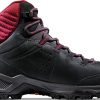 Footwear Mammut Mid Height Boots | Mammut Womens Nova Iv Mid Gtx Boots Blood Red Black