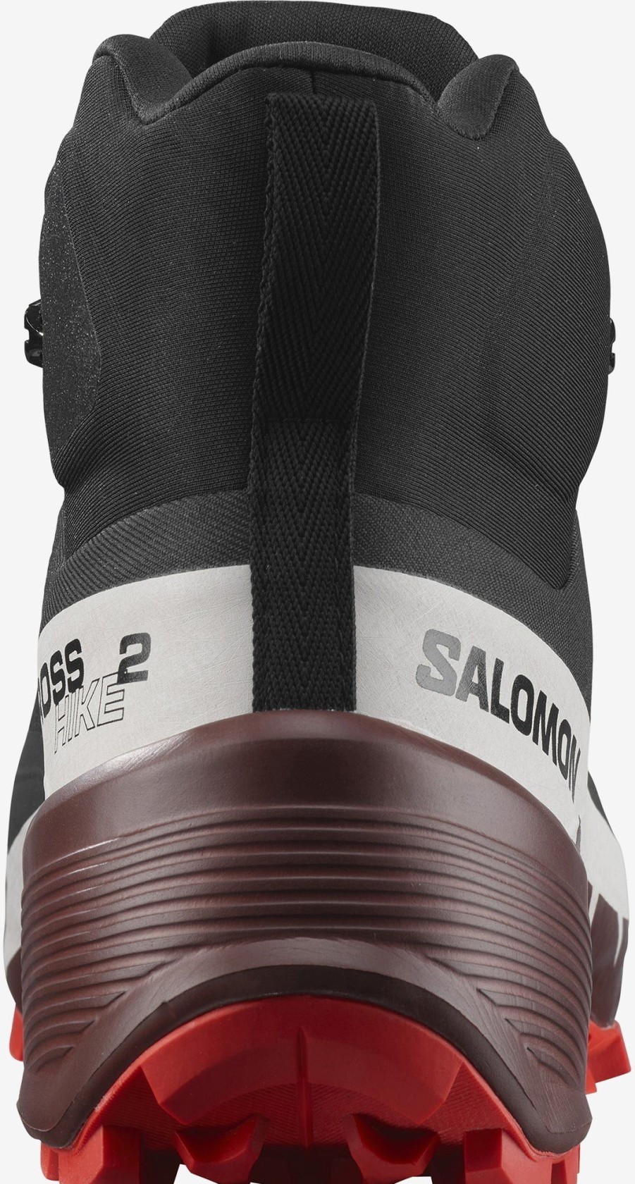 Footwear Salomon Mid Height Boots | Salomon Mens Crosshike Mid Gtx 2 Boots Bitter Chocolate-Fiery Red Black