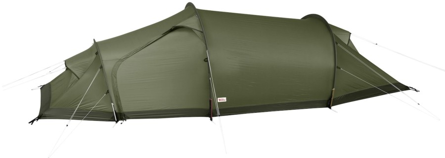 Camping Fjallraven Backpacking & Lightweight Tents | Fjallraven Abisko Shape 2 Tent - Pine Green