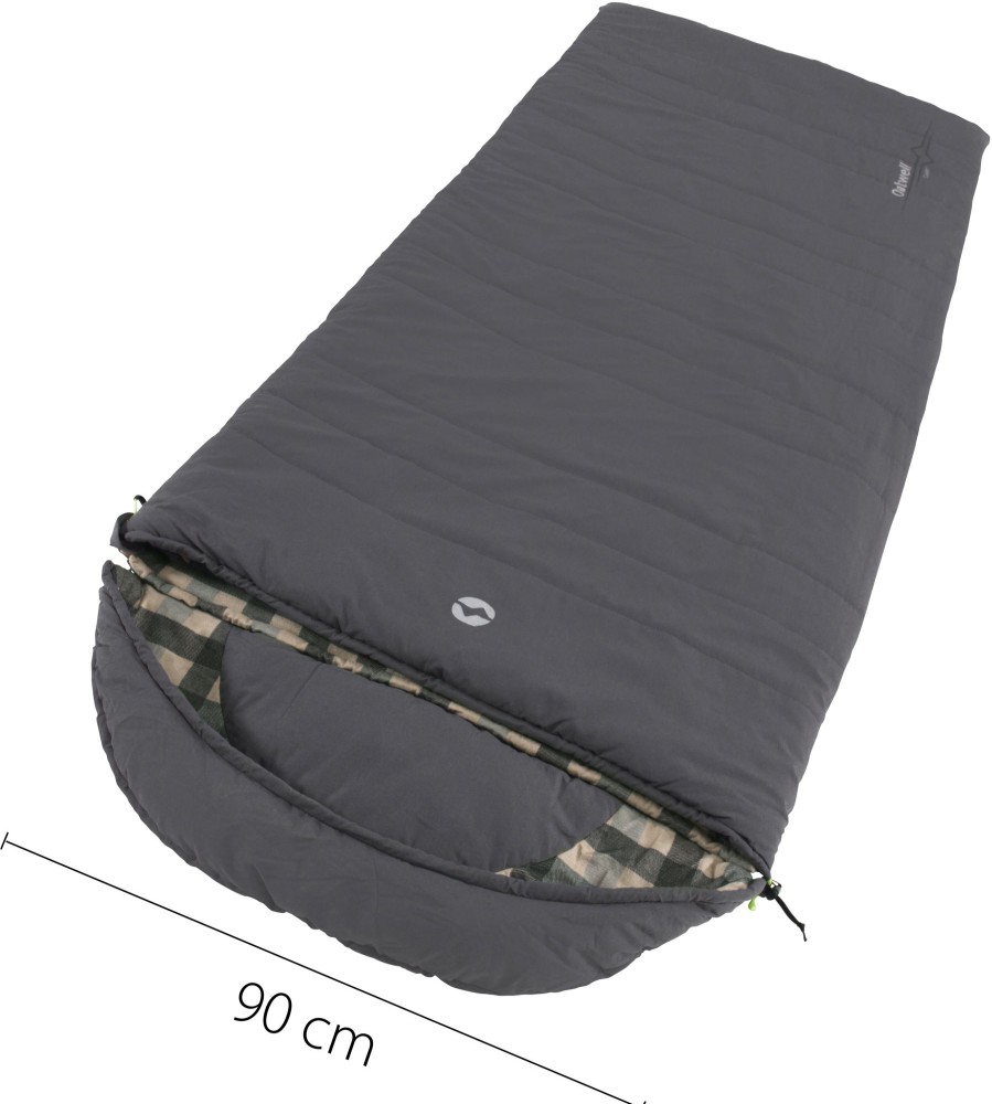 Camping Outwell Family & Leisure Sleeping Bags | Outwell Camper Sleeping Bag - Left-Hand Zip Blue