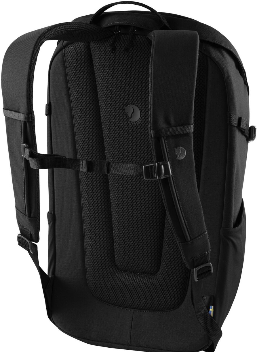 Rucksacks Fjallraven Day Packs | Fjallraven Ulvo 23 Rucksack Black