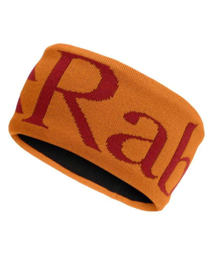 Clothing Rab Hats | Rab Knitted Logo Headband - Marmalade Orange