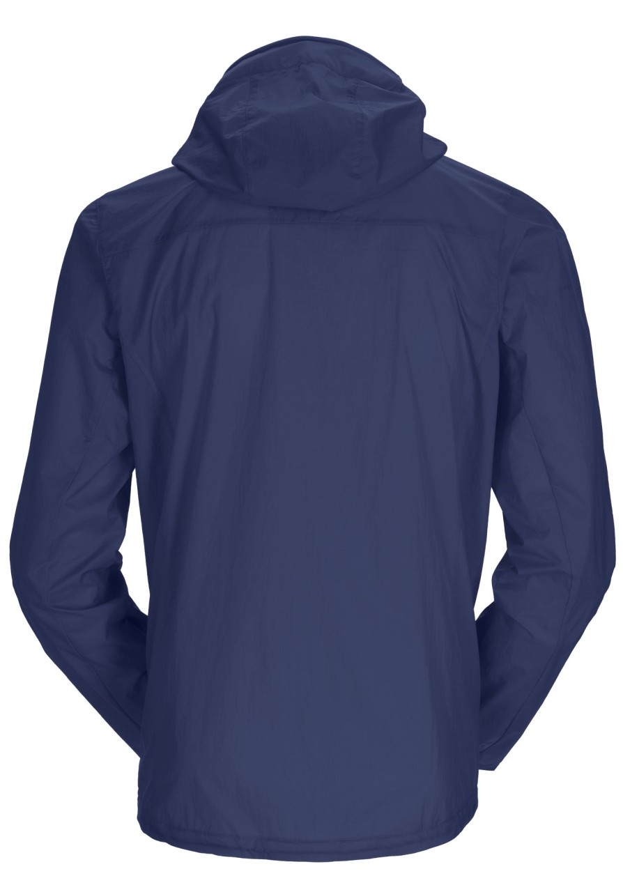 Clothing Rab Windshirts | Rab Mens Vital Hoody - Nightfall Blue