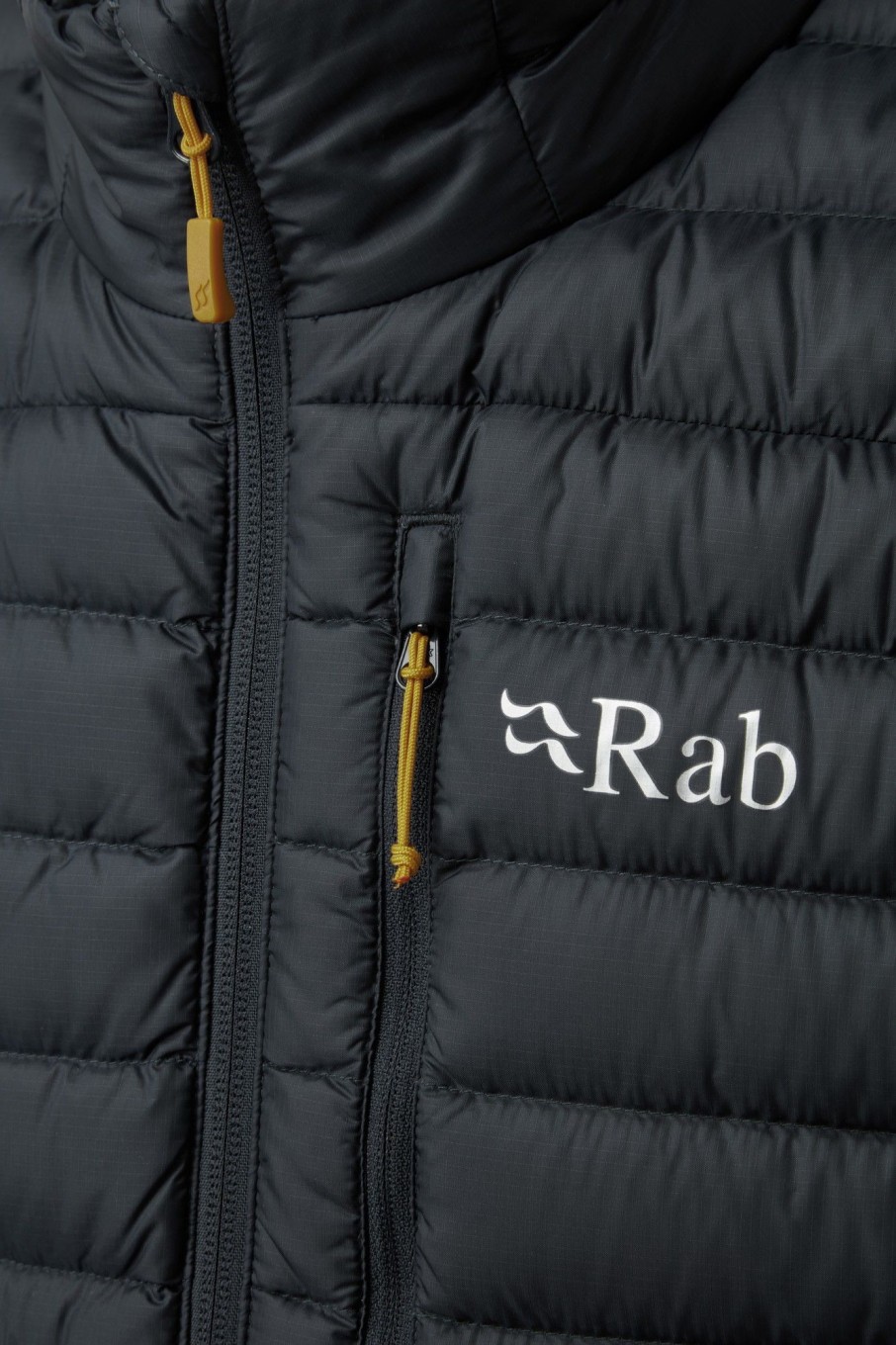 Clothing Rab Vests & Gilets | Rab Mens Microlight Vest - Beluga Grey