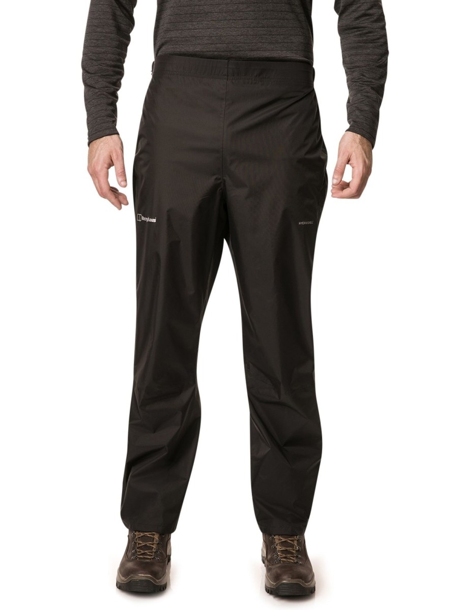 Clothing Berghaus Waterproof Trousers | Berghaus Mens Deluge 2.0 Overtrousers - Short Leg Black