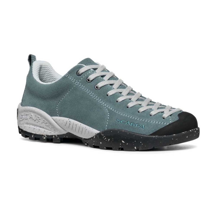 Footwear Scarpa Urban & Casual Shoes | Scarpa Womens Mojito Planet Suede Shoes - Conifer Blue