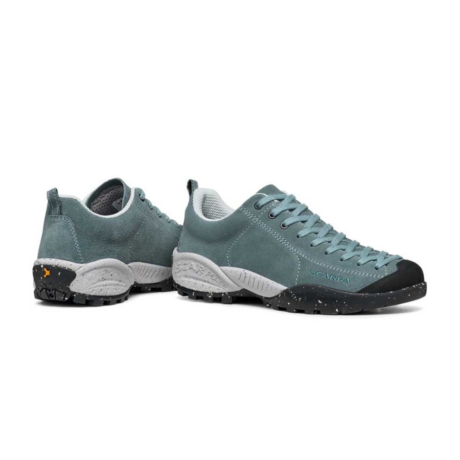 Footwear Scarpa Urban & Casual Shoes | Scarpa Womens Mojito Planet Suede Shoes - Conifer Blue