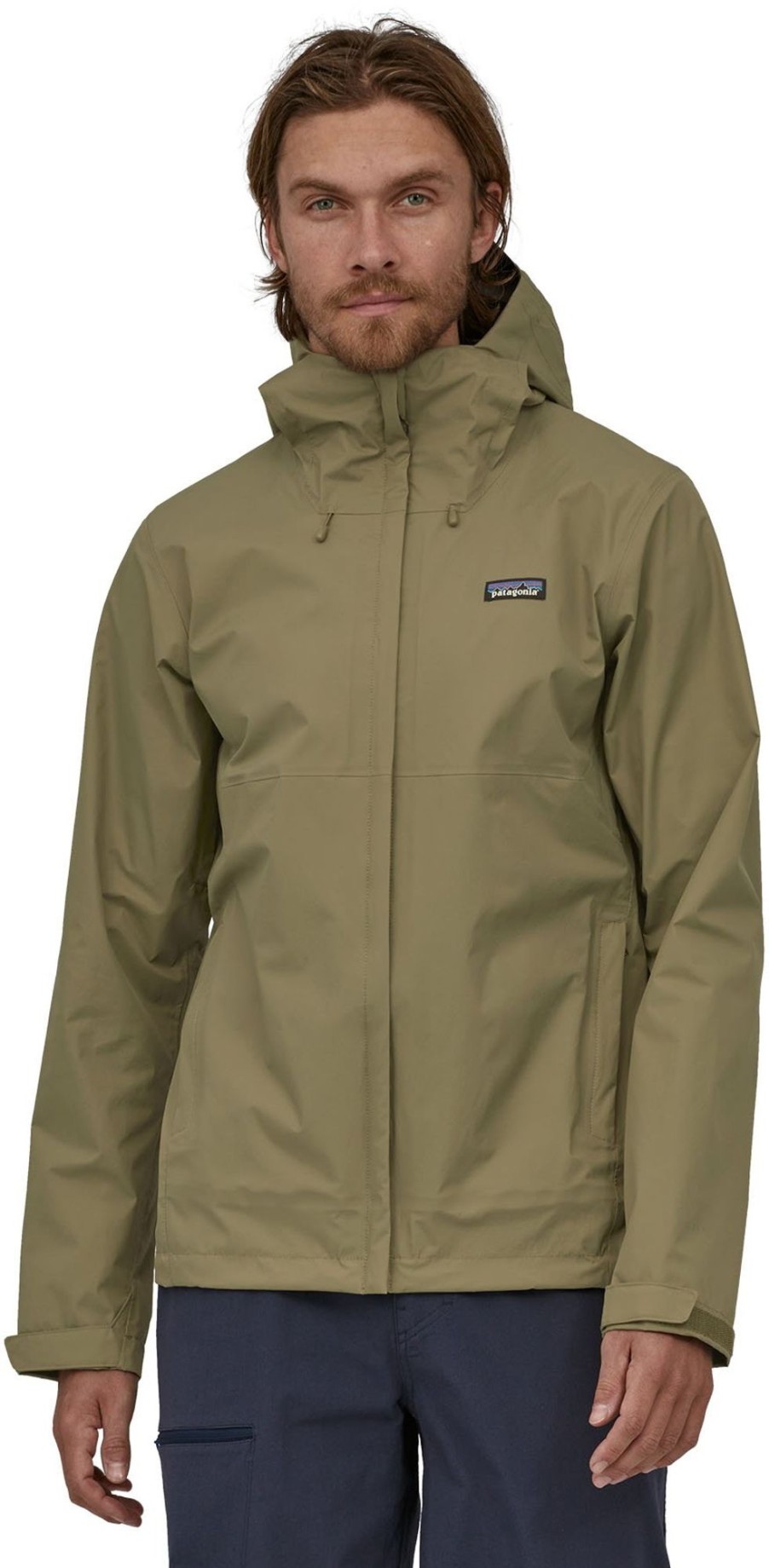 Clothing Patagonia Waterproof Jackets | Patagonia Mens Torrentshell 3L Jacket - Sage Khaki Green