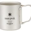 Camping Snowpeak Plates, Bowls, Cups & Utensils | Snow Peak Titanium Double Wall Mug - 300Ml Silver