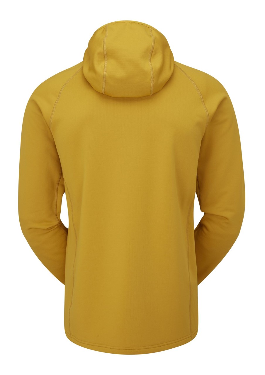 Clothing Rab Fleece & Mid Layer | Rab Mens Superflux Hoody - Sahara Yellow