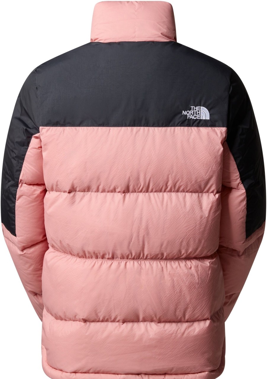 Clothing The North Face Insulated Jackets | The North Face Womens Diablo Down Jacket - Shady Rose-Tnf Black Pink