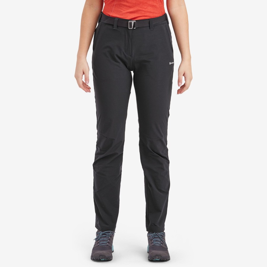 Clothing Montane Trousers & Leggings | Montane Womens Terra Stretch Lite Pants - Short Leg Black