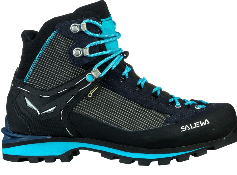 Footwear Salewa Mountain Boots | Salewa Womens Crow Gtx Boots - Premium Navy-Ethernal Blue