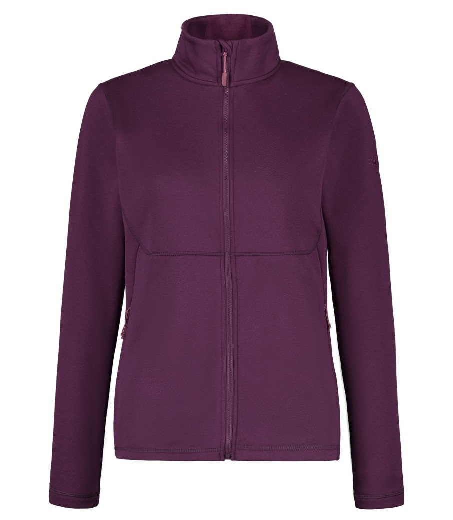 Clothing Rab Fleece & Mid Layer | Rab Womens Geon Jacket - Eggplant Purple