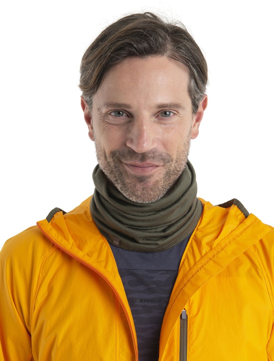 Clothing Icebreaker Neck Warmers | Icebreaker Flexi Chute - Loden Green