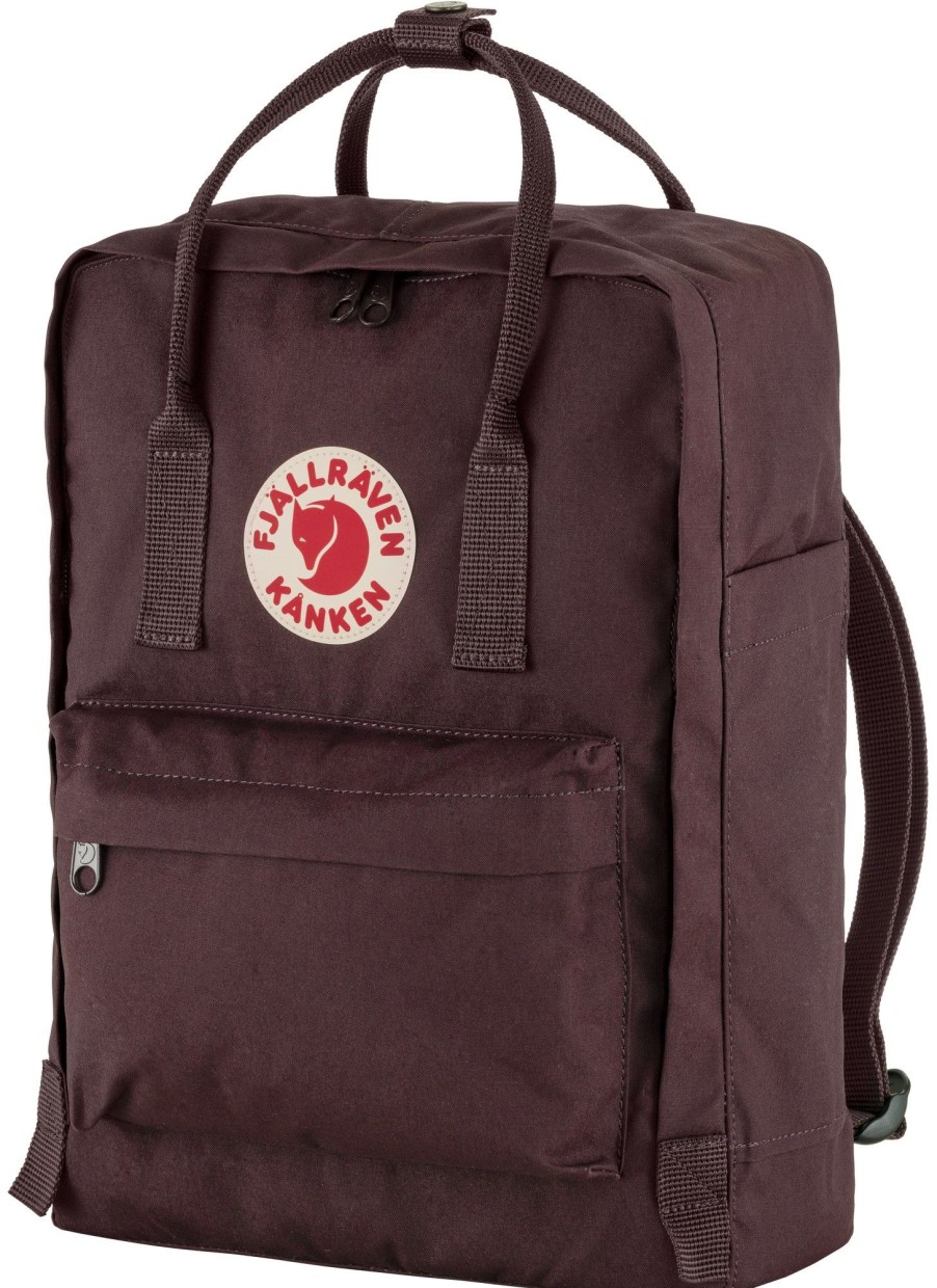 Rucksacks Fjallraven Day Packs | Fjallraven Kanken Backpack - Blackberry Purple