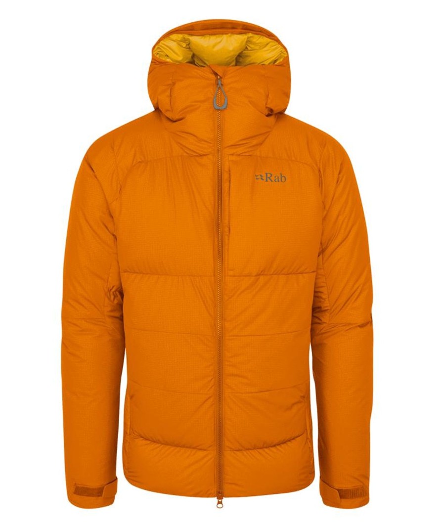 Clothing Rab Insulated Jackets | Rab Mens Infinity Jacket - Marmalade Orange