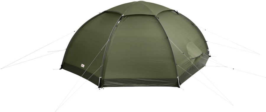 Camping Fjallraven Backpacking & Lightweight Tents | Fjallraven Abisko Dome 3 Tent - Pine Green