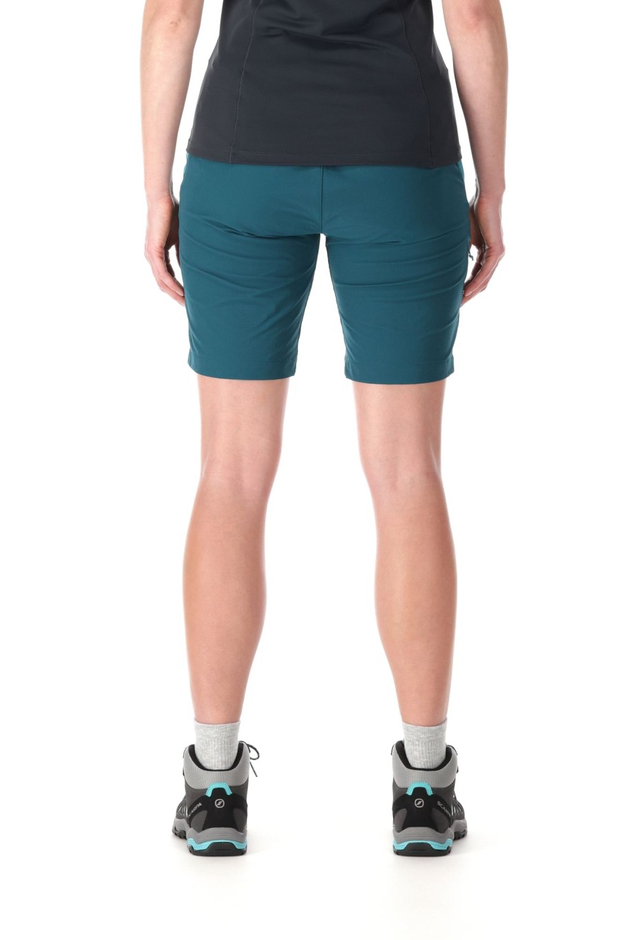 Clothing Rab Shorts | Rab Womens Torque Mountain Shorts - Storm Saga Green