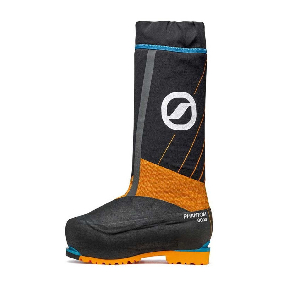 Footwear Scarpa Mountain Boots | Scarpa Mens Phantom 8000 Hd Boot - Thermic Black-Bright Orange