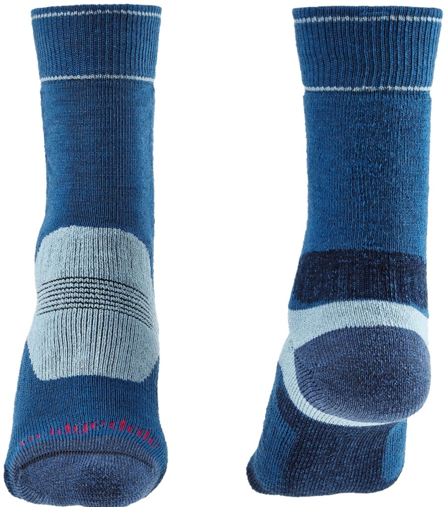 Clothing Bridgedale Socks | Bridgedale Womens Hike Midweight Merino Socks Sky Blue