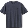 Clothing Patagonia T Shirts & Base Layers | Patagonia Mens Cap Cool Daily Graphic Shirt - 73 Skyline: Smolder X-Dye Blue