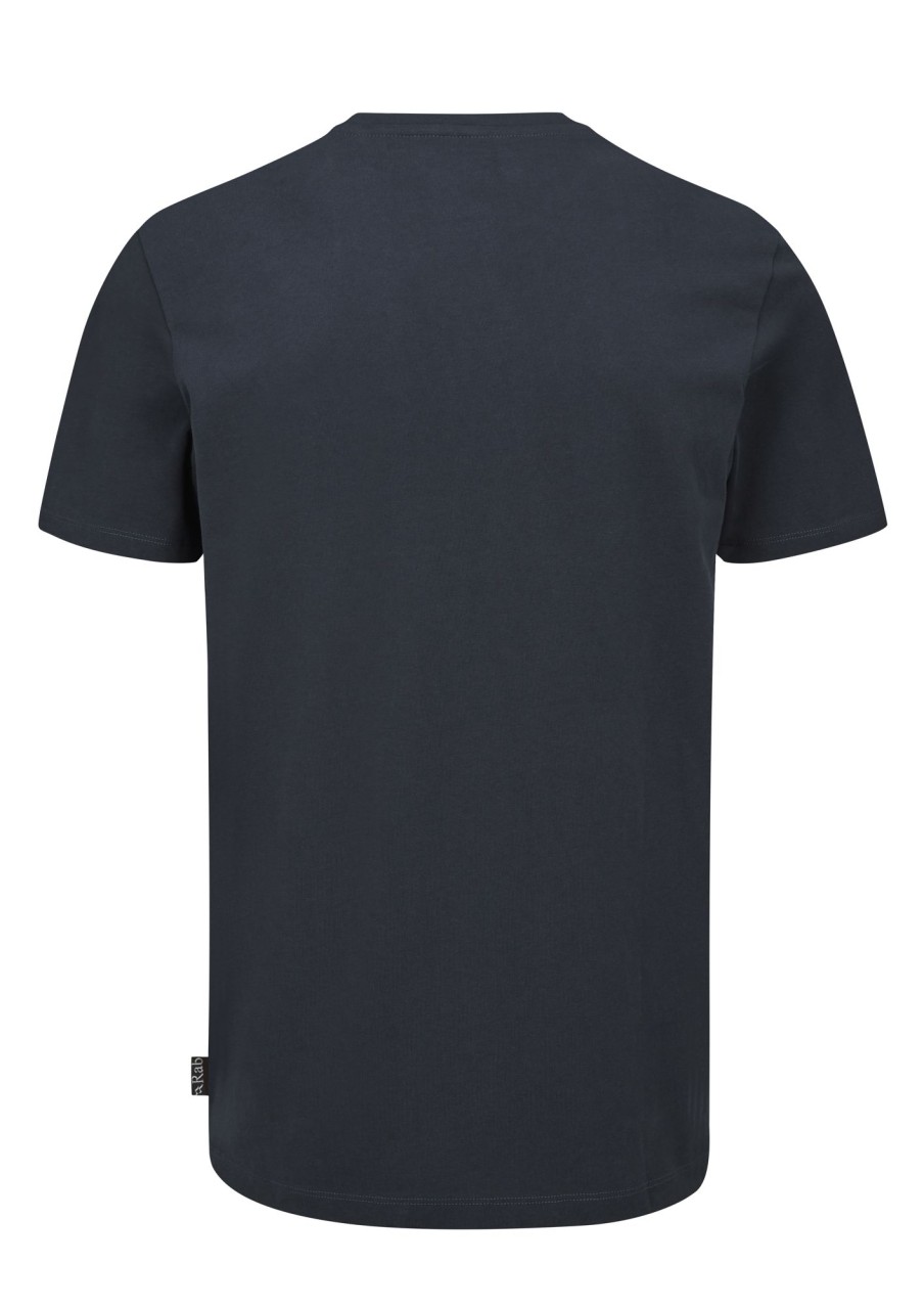 Clothing Rab T Shirts & Base Layers | Rab Mens Stance Tech Sketch Tee - Deep Ink Blue