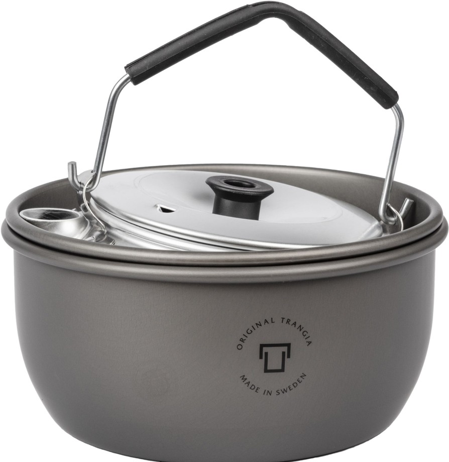 Camping Trangia Pots & Pans | Trangia 27 Series 0.6L Kettle Silver