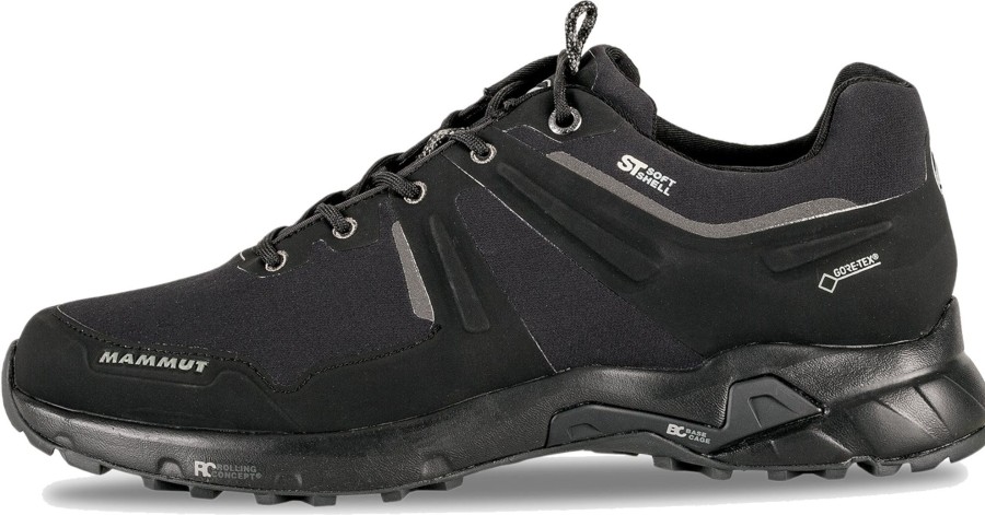 Footwear Mammut Walking Shoes | Mammut Mens Ultimate Pro Low Gtx Shoes / Black