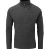 Clothing Rab Fleece & Mid Layer | Rab Mens Capacitor Pull-On - Graphene Grey