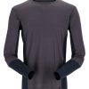 Clothing Rab T Shirts & Base Layers | Rab Mens Syncrino Base Ls Tee - Graphene Grey