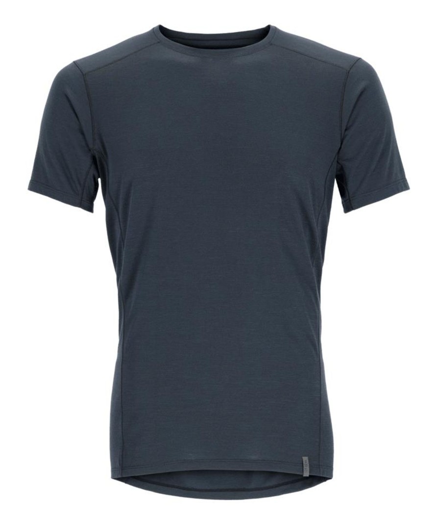 Clothing Rab T Shirts & Base Layers | Rab Mens Syncrino Base Tee - Beluga Grey