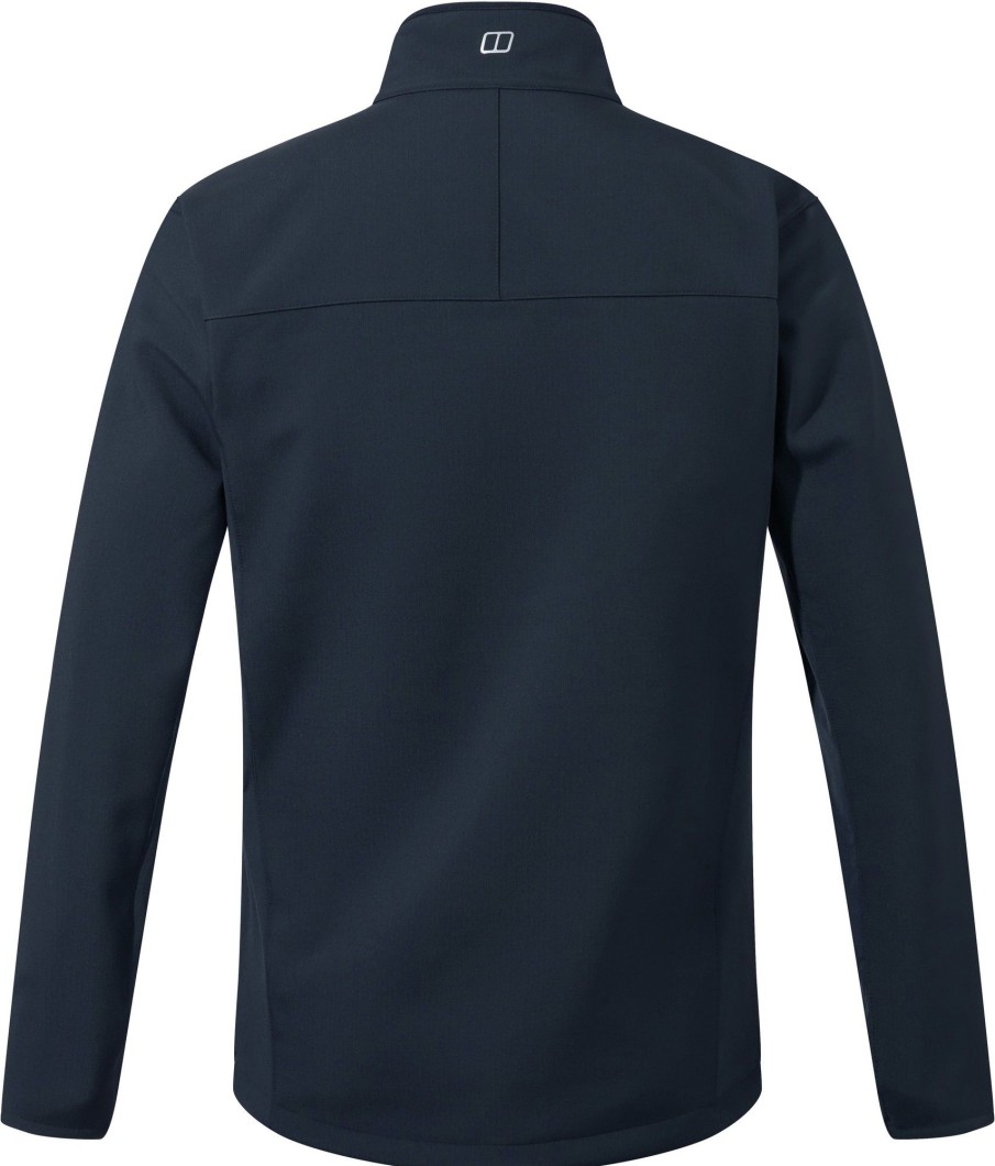 Clothing Berghaus Softshell Jackets | Berghaus Mens Ghlas 2.0 Softshell Jacket - Black Grey