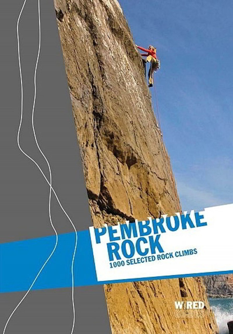 Equipment Climber's Club Maps And Books | Wired Guides Pembroke Rock - 1000 Selected Rock Climbs Black